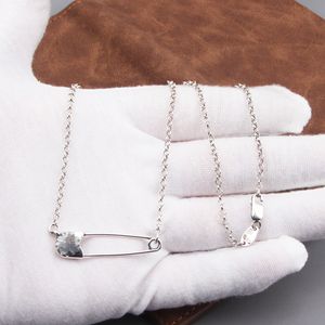 Unissex designer pingente colares vintage cruz pino colar personalidade moda casais clavícula corrente