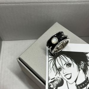 Unisex Designer Ringen Brede Saturnus Ring Emaille Geglazuurde Witte Fritillaria Persoonlijkheid Punk Paren Ringen