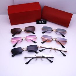 Lunettes de soleil unisexes de styliste, décontractées et élégantes, sept couleurs au choix, lunettes de soleil Adumbral avec lettres imprimées Y018G5095