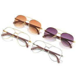 Lunettes de soleil de styliste unisexes, verres de soleil polarisés à Double faisceau pour conduite volante, tendance, pour piscine, fête