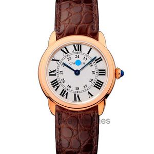 Calles unisexes montres de travail automatiques Carter New London 18K Rose Gold Quartz Watch Womens W6701007