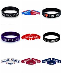 Unisexe Donald Trump Silicone Bracelet American Président Keep America Great Bracelet Inspirational Motivational Sports Wristband V5235251