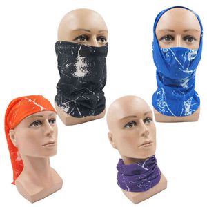 Unisex Elastic Head Face Neck Gaiter Tube Bandana Scarf Dustproof Bandana Half Face Scarves Outdoor Cycling Accessories Y1229