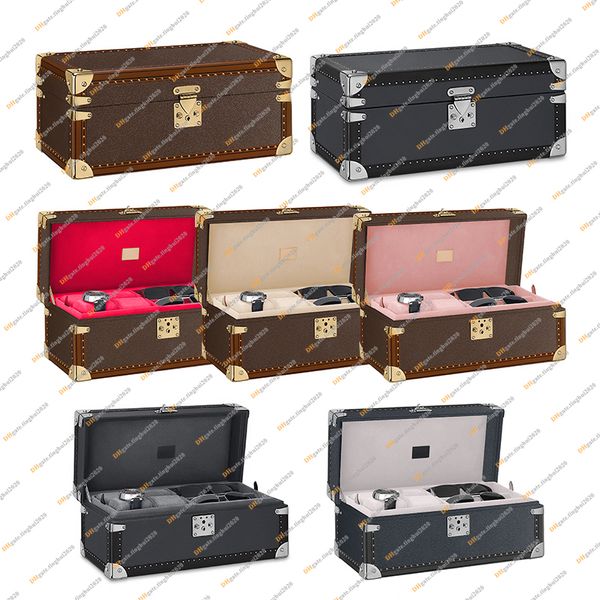 Unisexe Fashion décontractée Design Luxury Sac coffret Accessoires Case de montre Boîte de rangement Cas de bijoux Boîte de bijoux Sac Toitrage Top Mirror Quality M44127 M20209 SCHECH