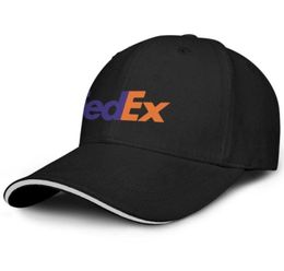 Unisexe FedEx Federal Express Corporation Logo Fashion Baseball Sandwich Hat blanc Coup de camion mignon Cap de camion or Camouflage gris blanc5180518