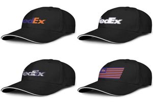 Unissex FedEx Federal Express Corporation logotipo Moda Beisebol Sanduíche Chapéu Retro equipe Truck driver Cap EUA bandeira cinza Camuflagem P5379914