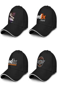 Unisex FedEx White The World Fashion Baseball Sandwich Hat Custom team Vrachtwagenchauffeur Cap Oranje Oud Logo Denny Hamlin Federal Expre1325672