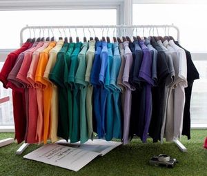Unisex golfpolo shirts voor vrouwen modekleding vrouw ontwerper tee shirt heren simple gewoon blanco sport fit katoen polos wit BL6796485