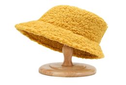 Unisexe harajuku seau chapeau femme solide hommes pêche pêcheur pêcheur d'automne hiver lambage laine extérieure Panama chaud cap1984103