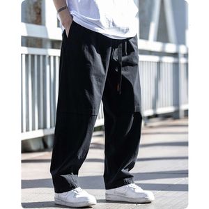 Unisex Haruku Hiphop Streetwear herenkleding dun een recht losse Japanse veelzijdige trend knappe overalls broek