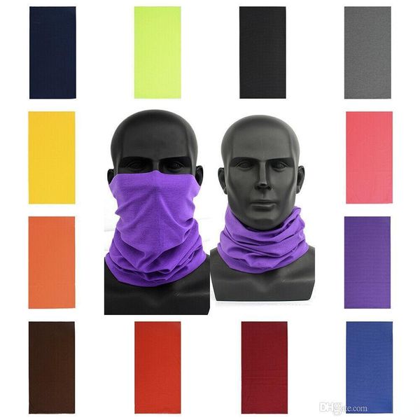 Masque facial unisexe pour motard, écharpe Bandana, bracelet, bonnet, couvre-chef multifonctionnel, couverture extérieure