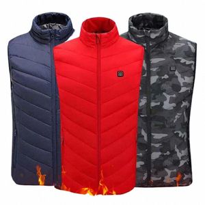 Unisex Verwarming Vest USB Interface Fi Mannen Vrouwen Jas Intelligente Verwarming 2/4 Verwarmde Zes Verwarmde Vest voor Koud Weer 91GL #