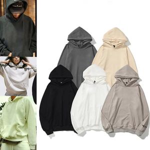 Unisex sudaderas con capucha de capucha de manguero de la manga larga del hombre o cuello