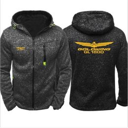 Unisex Hoodies Men Goldwing GL1800 Auto Print Casual Hip Hop Harajuku Hooded Sweatshirts Mens Zipper Jacket Men Maat XS-XXL 201126