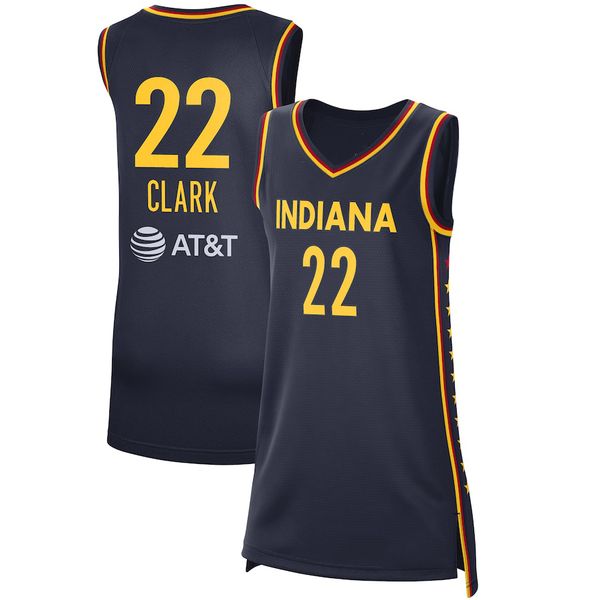 Unisexe Indiana Fever Caitlin Clark Navy 2024 Draft Explorer Edition Victory Player Jersey