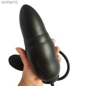 Unisexe Gonflable Butt Plug Dispositif Gode Adulte Jeu Pompe À Air Sexe Masturbateur Jouets Dropshipping L230518