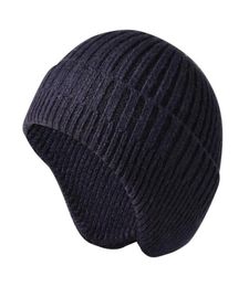 Unisex Gebreid Winter Warm Kamperen Reizen Fietsen Volwassenen Dagelijks Effen Beanie Hoed Thuis Buiten Werk Bekleding Garen Oorkleppen2947527