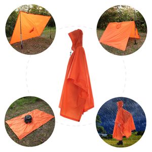 Unisex Ligero Chubasquero Mochila Chubasquero Impermeable Con Capucha Poncho Para Escalada Senderismo Ciclismo Lluvia Cubierta Viaje Al Aire Libre Tienda De Campaña Estera Ropa Impermeable