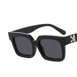 Lunettes de soleil de luxe unisexe X Cadre - lunettes carrées inspirées du hip hop pour le sport et les voyages