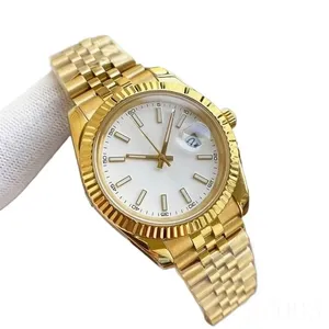 Unisex luxe horloge mechanisch designer horloges hoge kwaliteit zwart groene index wijzerplaat vs fabriek datejust montre femme 904L 36/41mm automatisch horloge 126334 SB031 B4