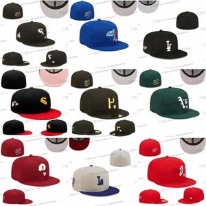 Unisexe Man Women Mens 33 Baseball Fitted Hats Classic Black Hip Hop Chicago Sport Full Designer Caps Cap de baseball Ed A SD Letter Love H