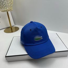 Unisexe Man Women Hat Hat Hat de créateurs de femmes du soleil Prévoyez la pêche extérieure Baseball Crocodile Blue Blanc Cap QQQ S Unisexe 2024 Ajustement