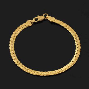 Unisex heren punk gouden armband ketting polsband armband hiphop sieraden hand charme accessoires voor Men299G