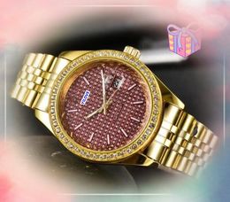 Unisexe Mens Womens Classic Classic Starry Cool Watches Japan Quartz Mouvement Corloge Diamonds Dot Day Date Hour Horaire Wrists Premier Star Choice Cadeaux