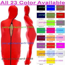 Costumes de momie unisexe sac de couchage avec manches de bras internes Sexy 23 couleurs Lycra Spandex collants sacs de corps sacs de nuit Catsuit Costu189K