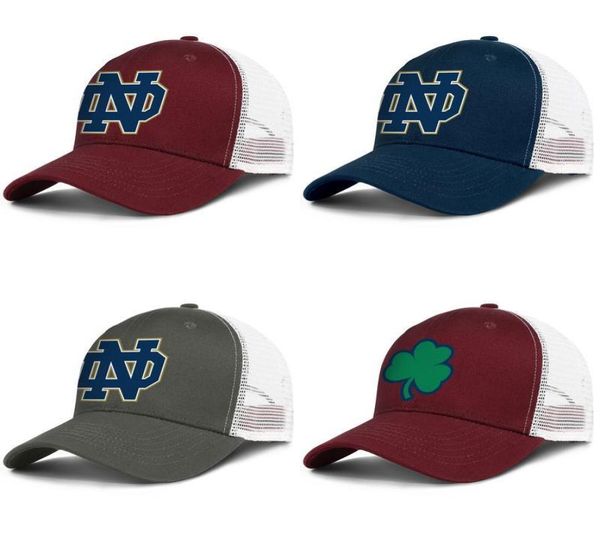 Unisex Notre Dame Fighting Irish Logo Gorra de camionero ajustable Cricket Gorra de béisbol vintage en blanco personalizada Bandera de efecto alternativo 0 Foo5840505