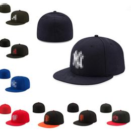 Unisexe Orioles Prêt Stock Mexique Chapeaux ajustés Lettre M Hip Hop chapeau de seau hommes Adulte Coton plat Fermé Bonnets flex casquette de soleil mélange taille de commande 7-8