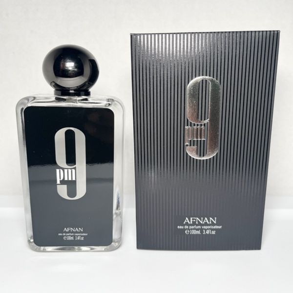 Parfum unisexe Afnan 9h Spray de parfum de plongée 100 ml 3,4 oz Eau de Parfum Perfume Morning Man and Woman Fragrance Spray Fast