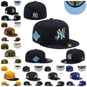 Unisex Ready Stock Gorras ajustadas Letra Hip Hop Sombreros de béisbol Sombrero de cubo cerrado Gorras de béisbol Hip Hop Adulto Pico plano para hombres Mujeres Completamente cerrado