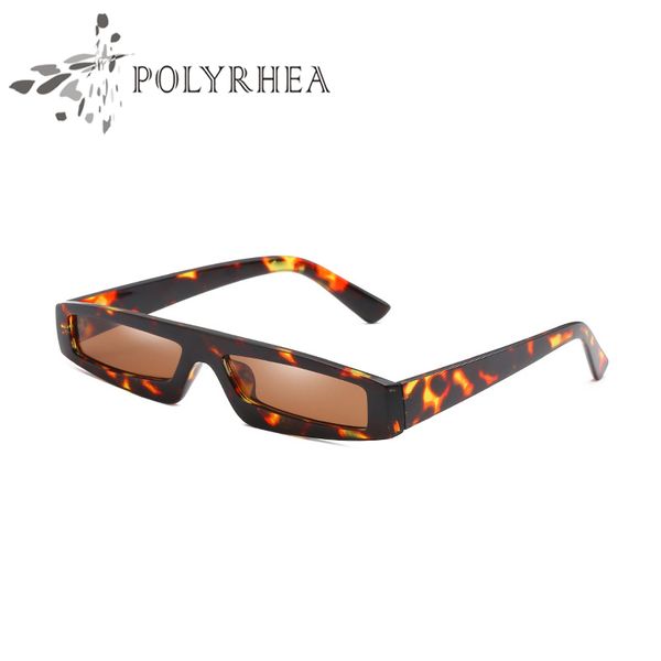 Unisexe rétro boîte carré lunettes de soleil mode larme en forme de riz ongles femmes Sports de plein air lunettes de soleil HD Anti avec étui