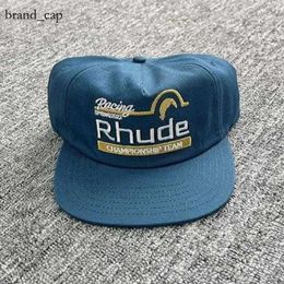 Unisex Rhude Collections Baseball Caps Outdoor Casual Borduren Truck Hoed Verstelbare Paar Cap Designer Hoed Bal Hoed 9067