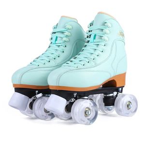 Unisex roller skate, skatepatines, dubbele lijn skate, pro sport skate, quad roller skate mode, 2 rij, versnellingen maat 30-49