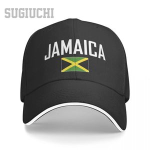 Sable unisexe Jamaïque drapeau et police CAP de baseball hommes femmes Hip Hop Caps de golf pêche 240407