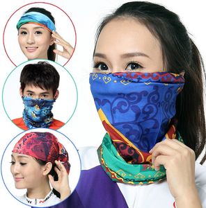 Unisex Naadloze Hip Hop Bandanas Magic Headscarf Riding Mask Tube Neck Face Headscarves Sport Magic Hoofdband Pick Skull Print Bandana Sjaal