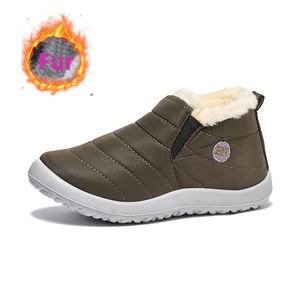 Unisex Snowle Winter Winter US5-US11 Menores y zapatos para mujeres Diseñador al aire libre Hombres Mujeres Mujeres Mujeres Mujeres impermeables Botas de hombre zapatos de pieles 7688 72537