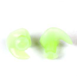 Unisex Soft Earplugs Environmental Silicone Waterproof Anti-Noise Spiral Earplugs Diving Water Sports Swimming Earplugs