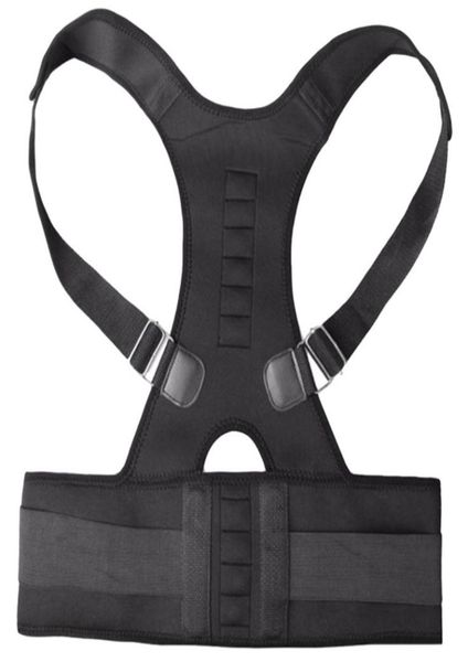 Unisexe Spine Support Belt Magnétique Posture Correcteur Néoprène Back Corset Autoubard Brace Brace Back Back3691591