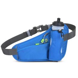 Unisexe Sports Water Bottle Hip Taist Pack imperméable Running Running Magming Money Sac Mobile Phone Phone Sac Motorcycle Fanny Pack