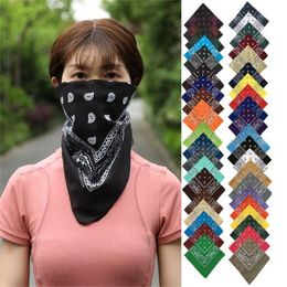Unisexe foulard carré imprimé bohème bandana bandes de cheveux pour femmes filles Turban bandeau cheveux accessoires GC1454