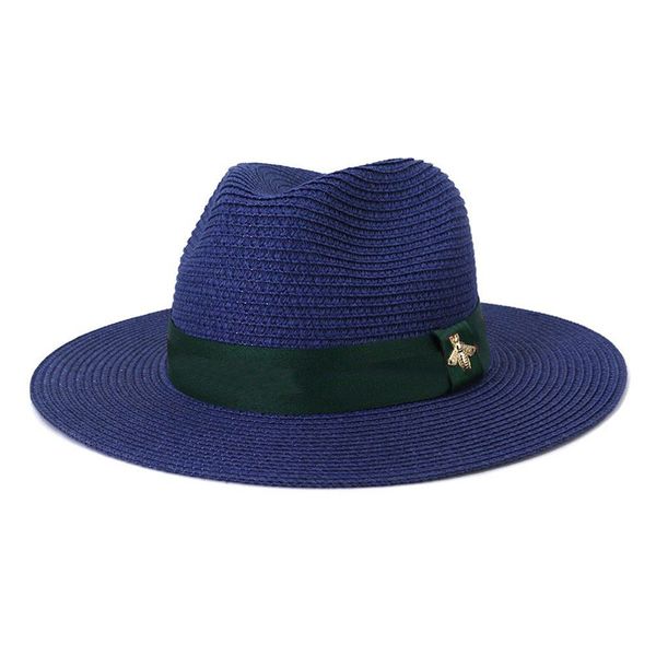 Unisexe Chapeaux de paille Béllet Hommes Femmes Solid Jazz Cap Caps Top Cap