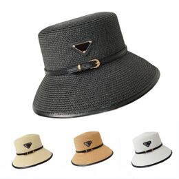 Chapeaux de paille unisexes été tissage chapeau de plage été lavable vacances voyage pêche gorras respirant à large bord casquette de pêcheur porter confortable PJ088 H4