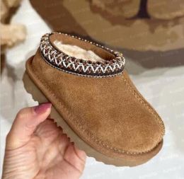 Unisex Toddler Tazmans Slippers Tazz Child Boby Shoes Bur Glaides Ultra Mini Boot Winter Mules Slip-on Wool Little Big Waterdicht katoenen schoenen 25-34