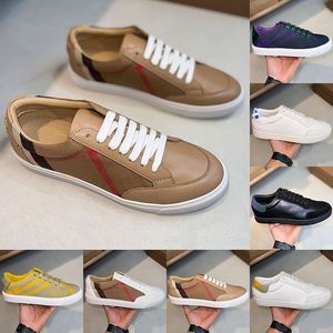 Unisex Vintage Sneakers Canvas Gestreepte Geruite Leren Schoenen Casual Outdoor Sportschoenen Antislip Slijtvast Dagelijks Platte Skate Schoenen voor Koppels Maat 46-35