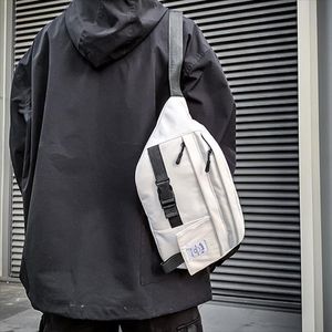 Sac de taille unisexe grande capacité, Streetwear, sac banane, sacs de poitrine tendance Hip Hop banane à bandoulière fonctionnel 282G