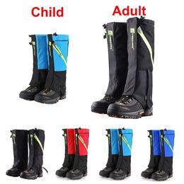 Guêtres de neige imperméables unisexes couvre-jambes escalade Camping randonnée Ski enfant jambières botte chaussure Legging guêtre jambes Protection240129