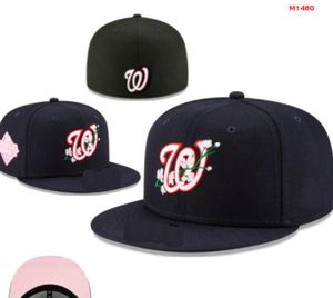 Unisexe en gros Nationals Snapbacks Sox Baseball Designer Luxury Fitted Caps Lettre de taille Chapeau